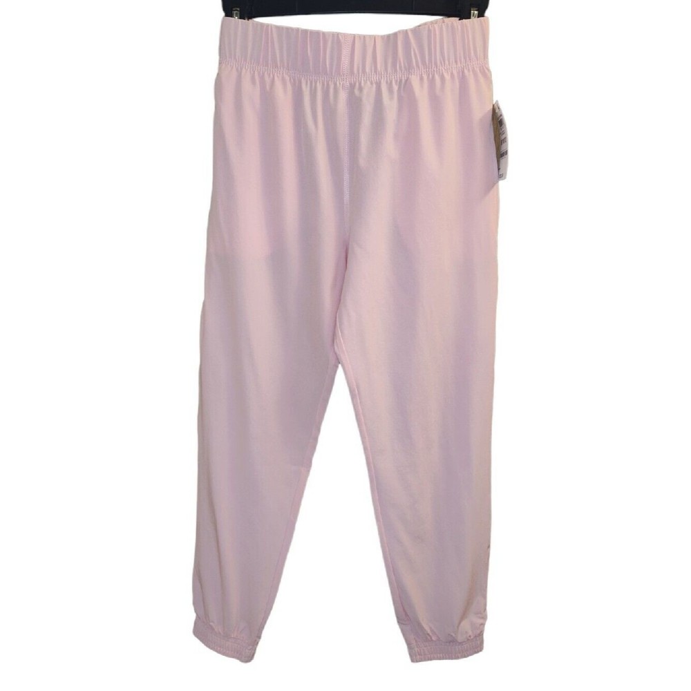 NWT ID IDEOLOGY Big Girls Woven Jogger Pants, Color: Rose Shadow, Size: M 10-12